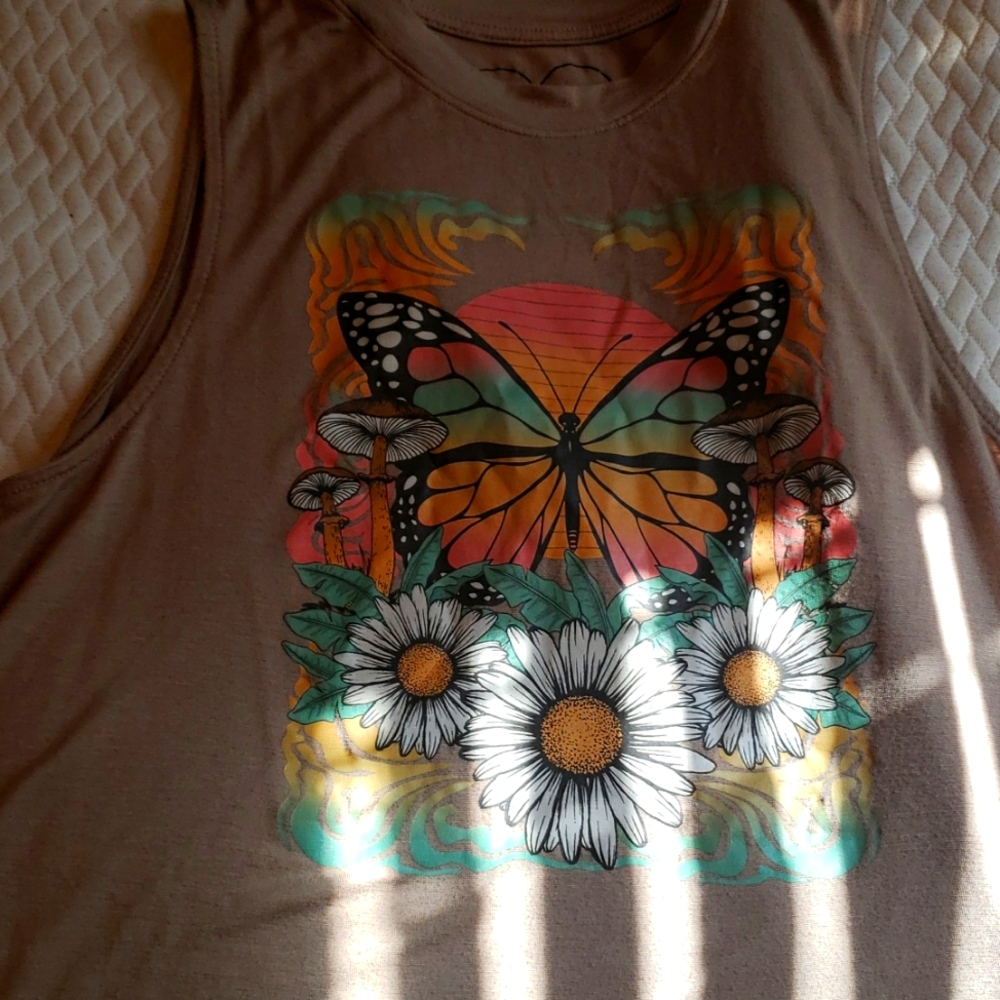 Brown tank top